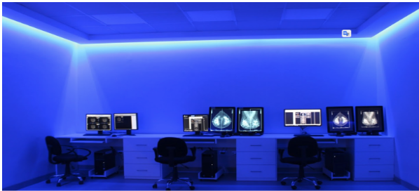 Cuarto Azul de diagnóstico